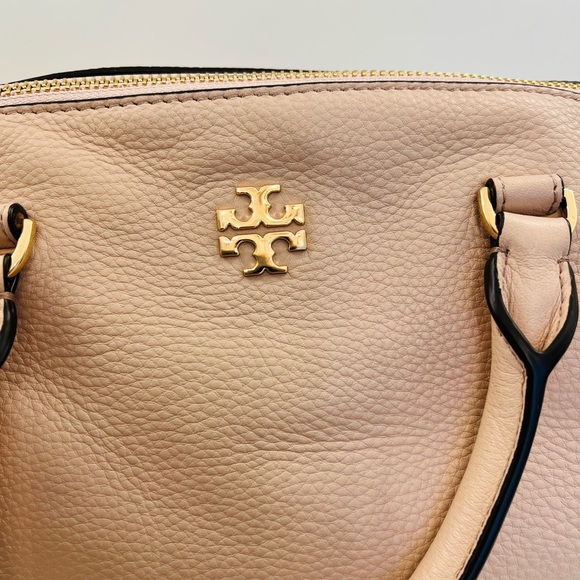 NWT TORY BURCH Friday Satchel Bag in Light Oak - Picture 10 of 13